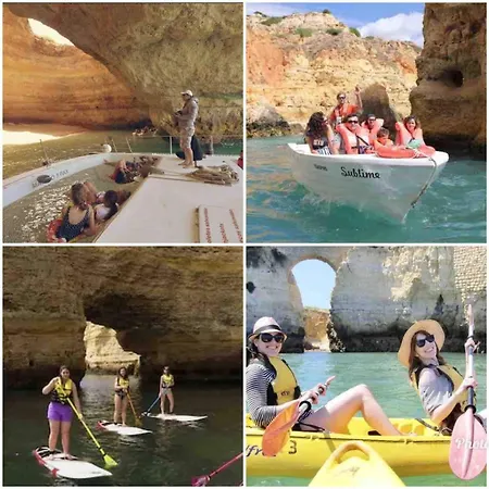 Bright 2-Bed Apt Steps To Beach Algarve 公寓 Armação de Pêra